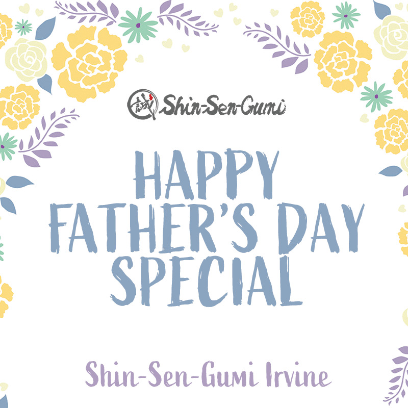Irvine Father's Day Special with flowers around
