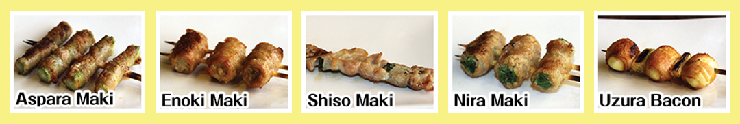 Bacon skewers photo of Yakitori C
