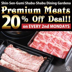 Shin-Sen-Gumi Shabu-Shabu Dining Gardena Premium Meets 20% Off Deal on EVERY 2nd MONDAY. Wagyu beef slices and Kobe style beef slices photo